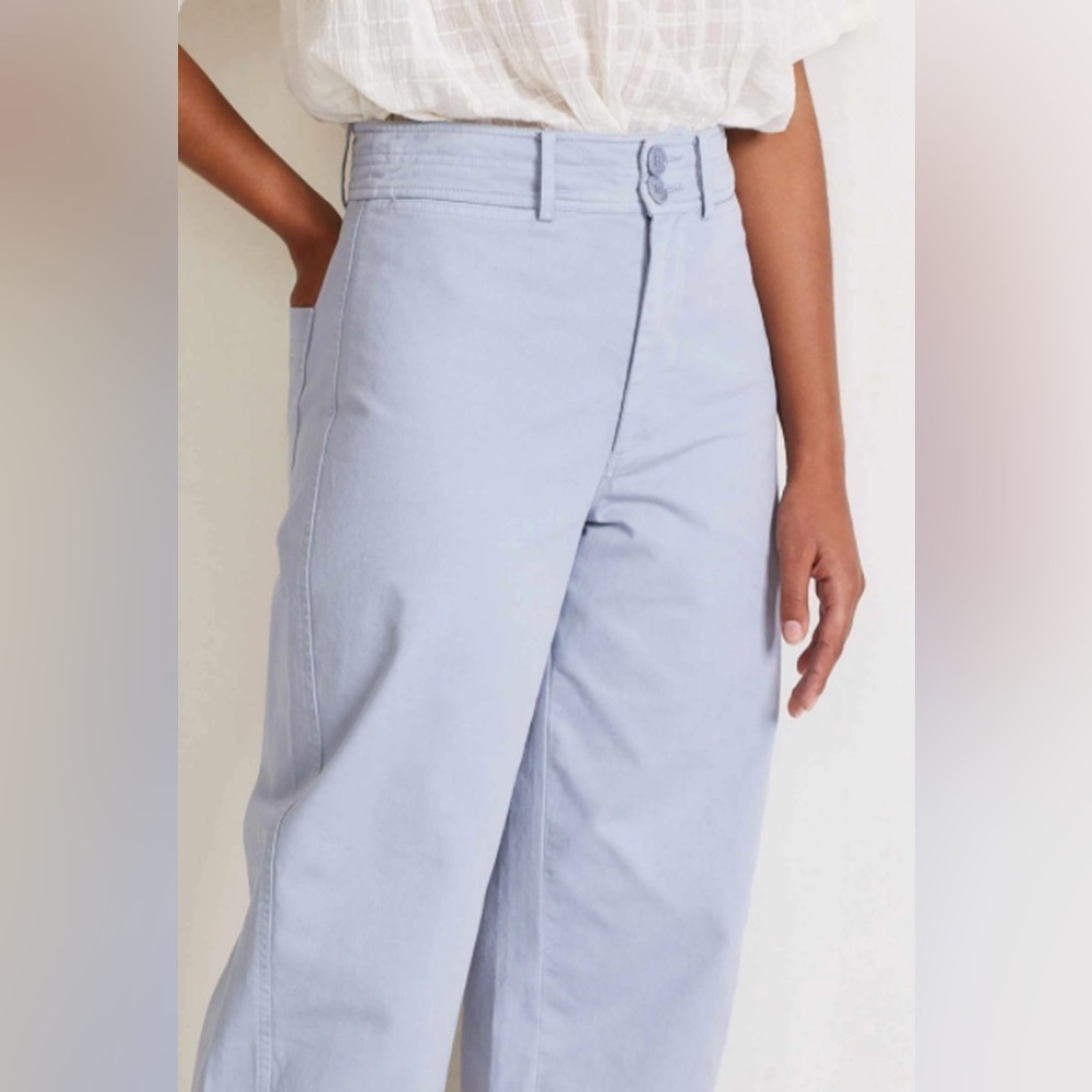EUC Apiece Apart Mari Barrel Pants in Sky Blue - Picture 5 of 11